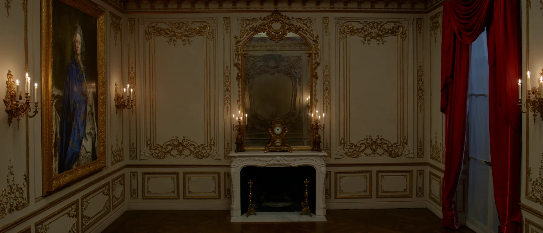 A room master. Never projected, it's the ground truth for all three walls.